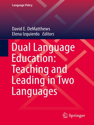 cover image of Dual Language Education
